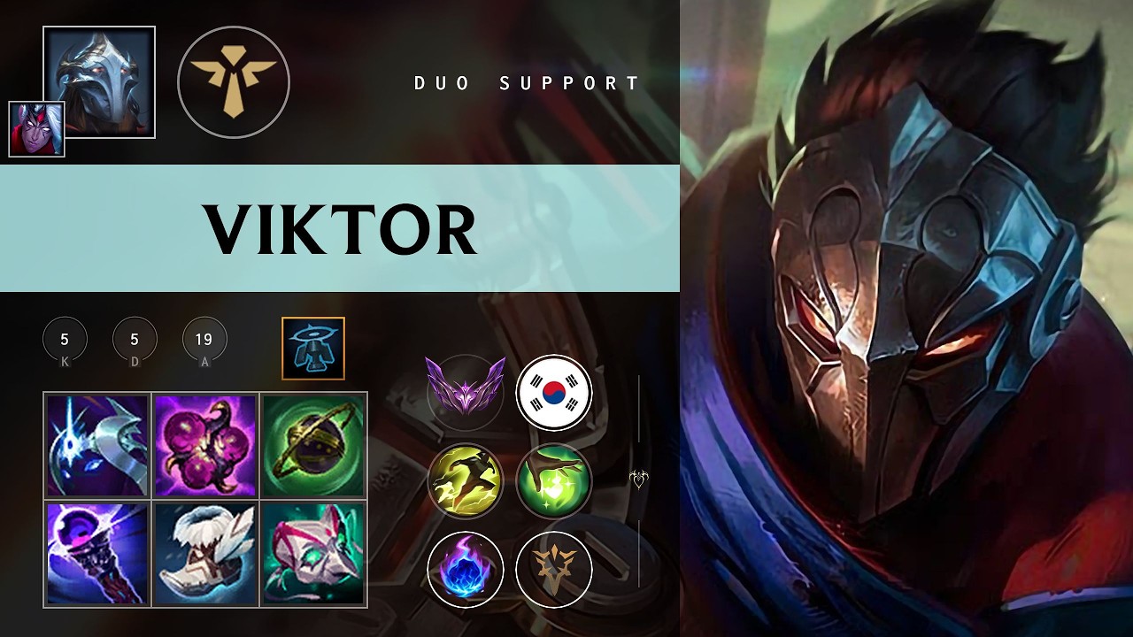 Viktor Support vs Alistar - KR Master Patch 26.08