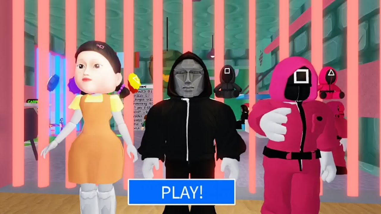 Can We ESCAPE SQUID GAME FAMILY PRISON RUN In Roblox 😱🔥