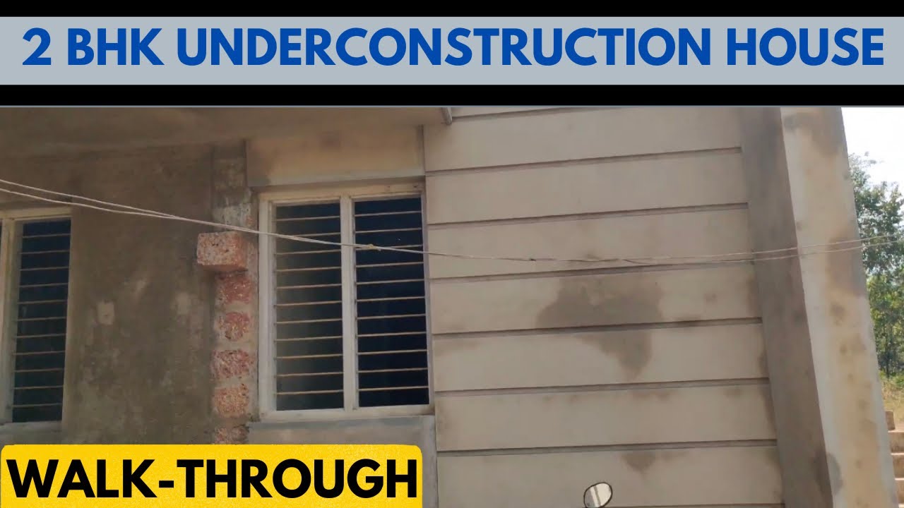 Under construction House walkthrough | Ground floor |Construction with laterite stone |