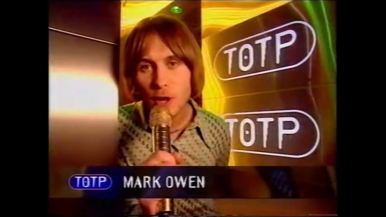 1996 Mark Owen presents Top of the Pops