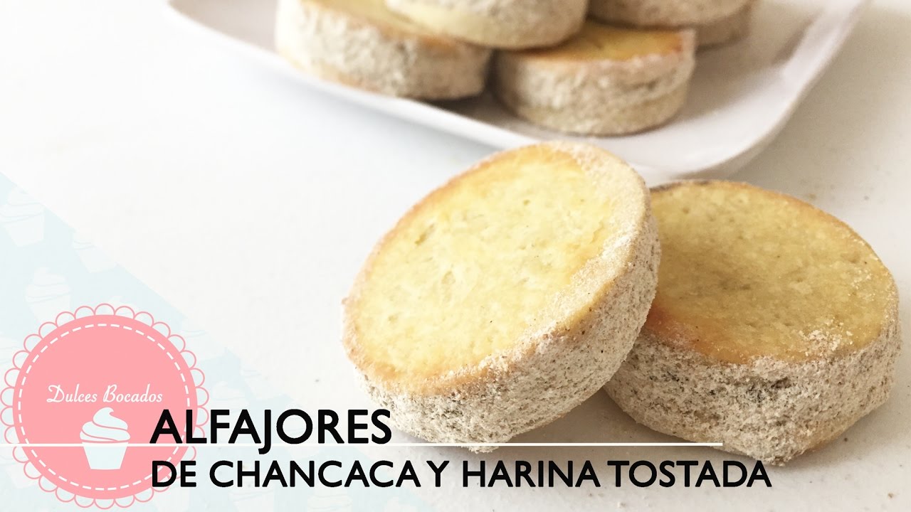 Alfajores de chancaca y harina tostada | Dulces Bocados