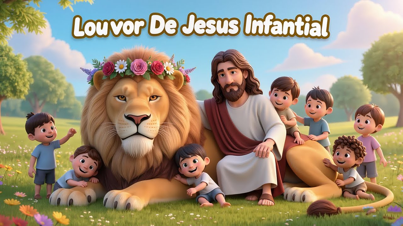 Músicas sobre Jesus para crianças com eco nos refrões e coreografia muito acessível