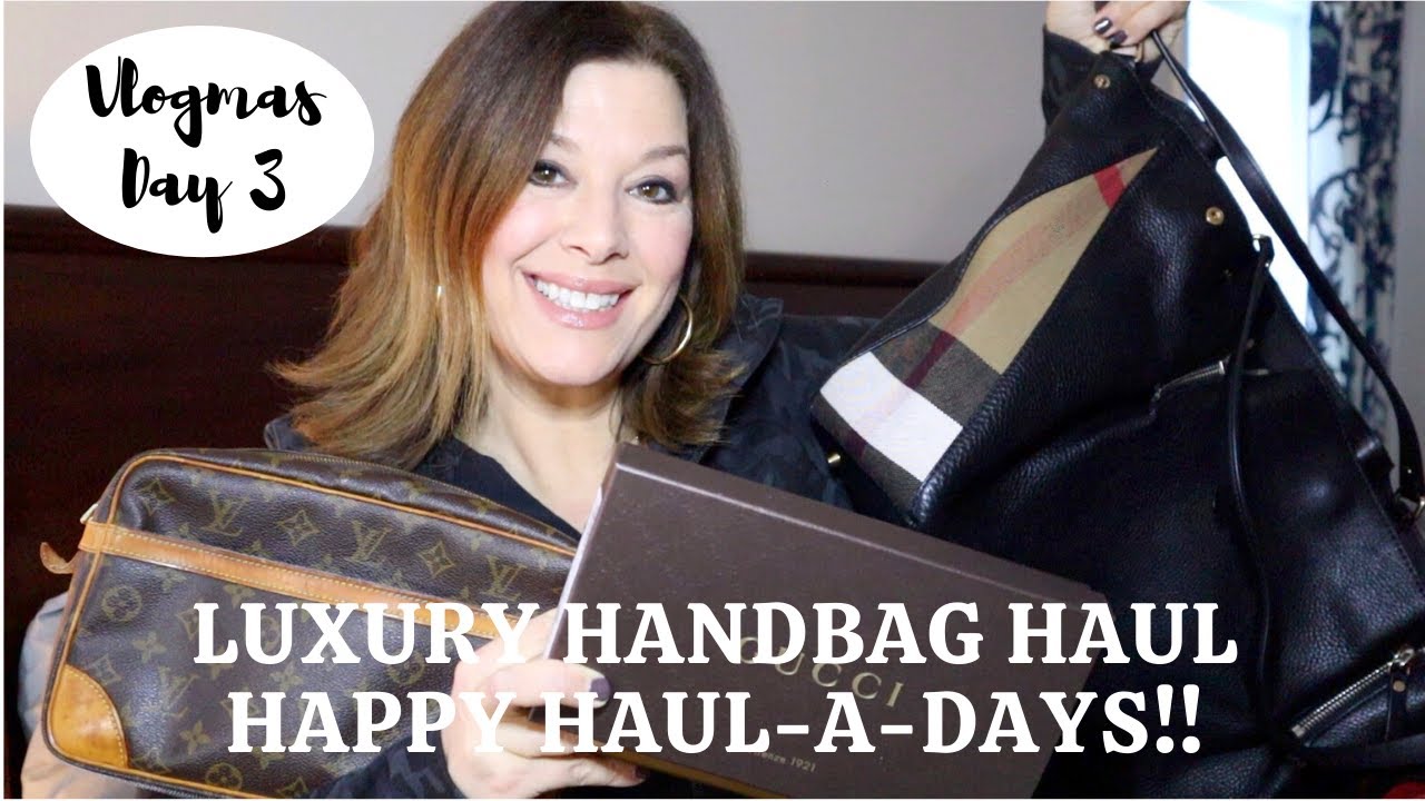 Selling My Handbag Collection on Poshmark to Buy a LUXURY Bag Gucci, LV, YSL Happy Haul-A-Days Day 3