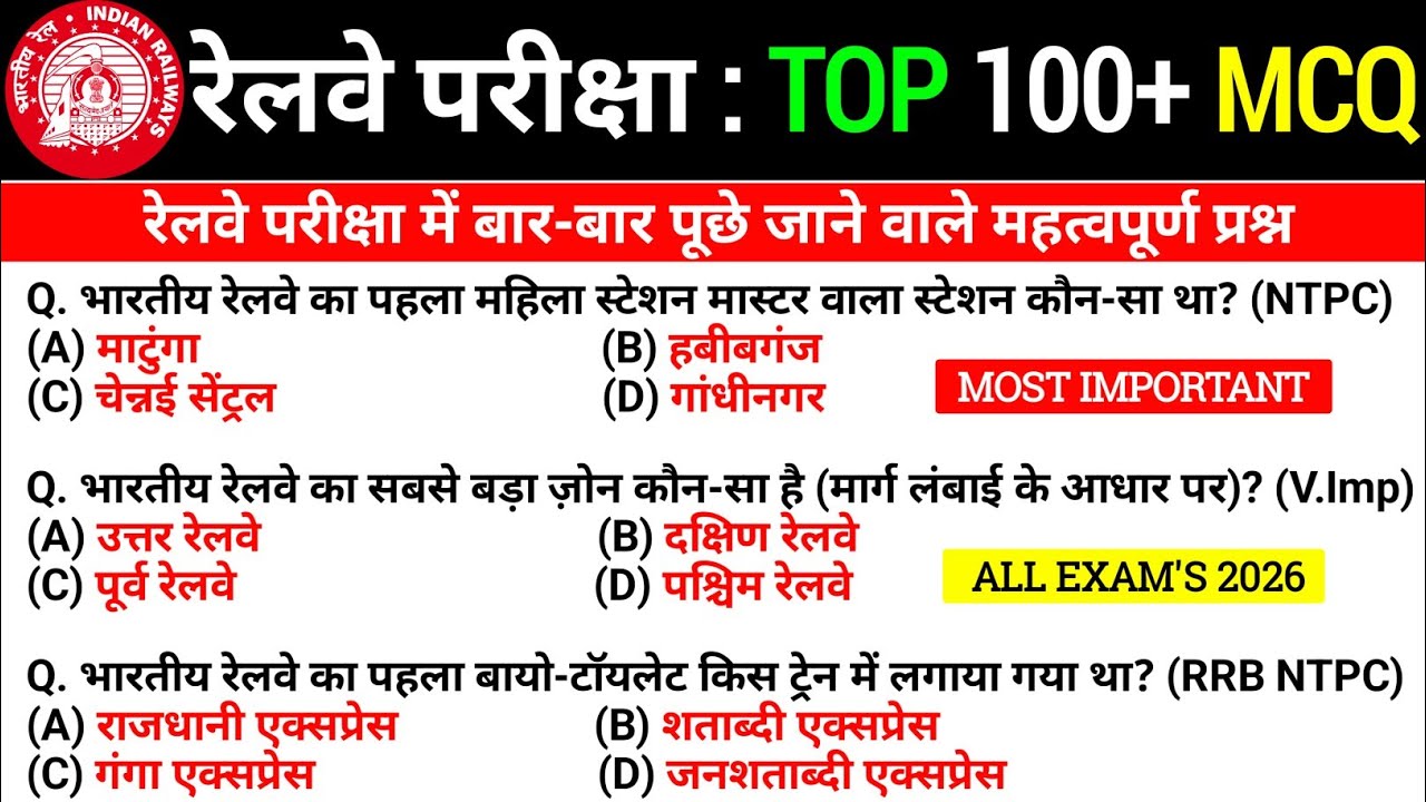 RRB NTPC Previous Year Question Paper || Railway NTPC CBT-1 Previous Year Question Paper 2021