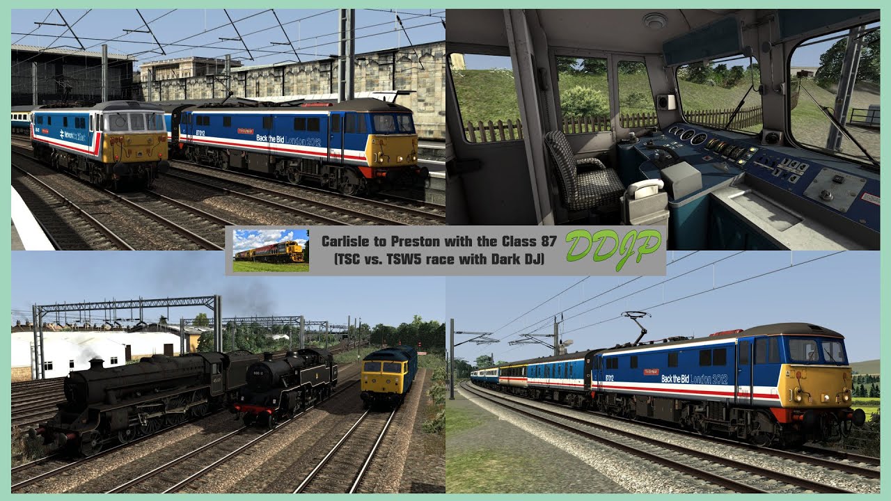 Racing down the WCML with Dark DJ ~ Train Simulator and Train Sim World 5