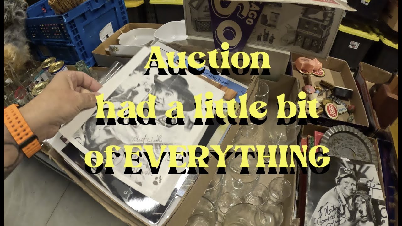 Great Auction BUT the green light kills the video.