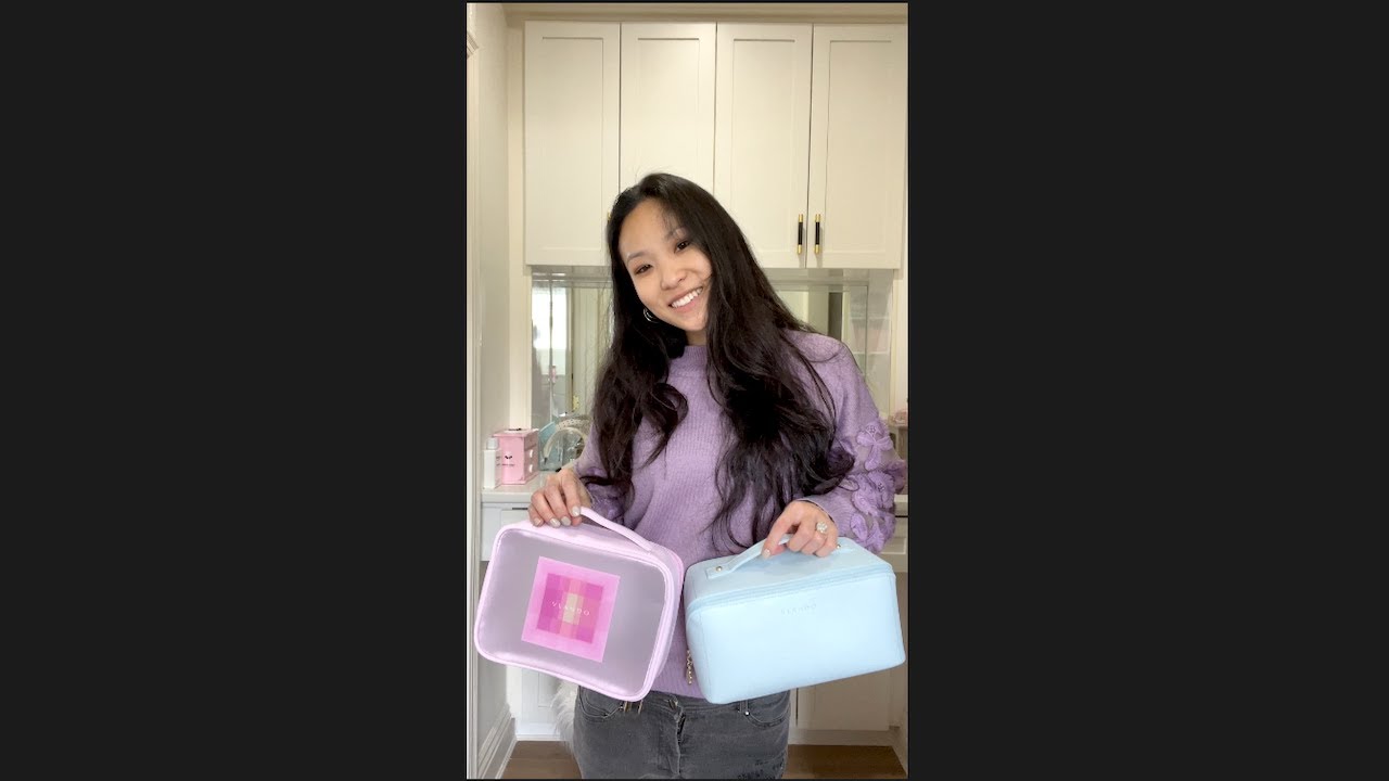 Elegant Practical Makeup Travel Bag for Home & Travel in Style The Cutest Makeup Bag You NEED!