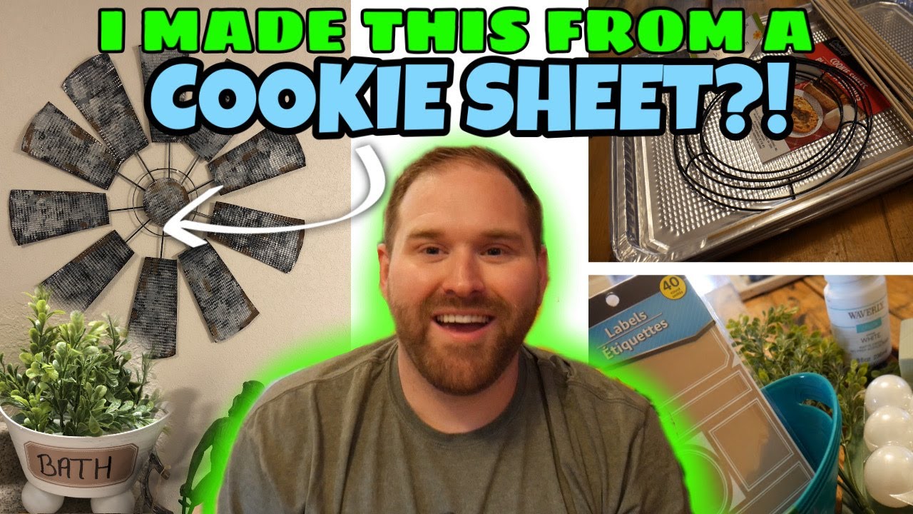 I made THIS from a COOKIE Sheet?! Dollar Tree DIYS that cost less than $4!