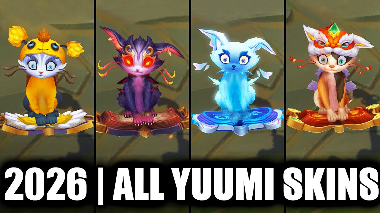 ALL YUUMI SKINS SPOTLIGHT 2026 | League of Legends