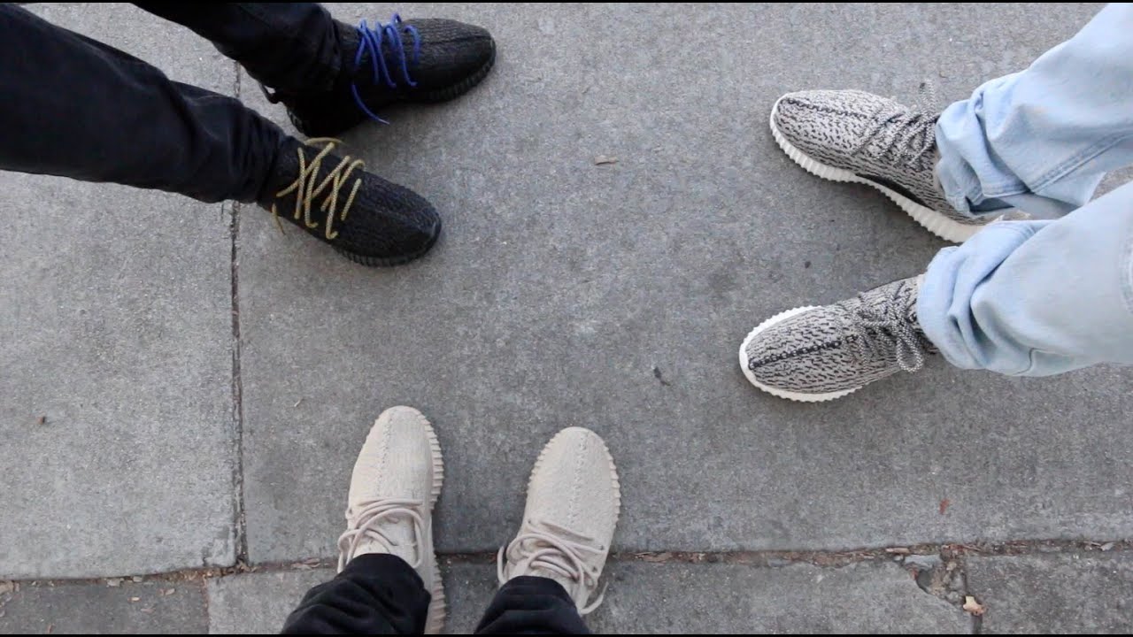 3 YOUTUBE GUYS WITH YEEZYS!!