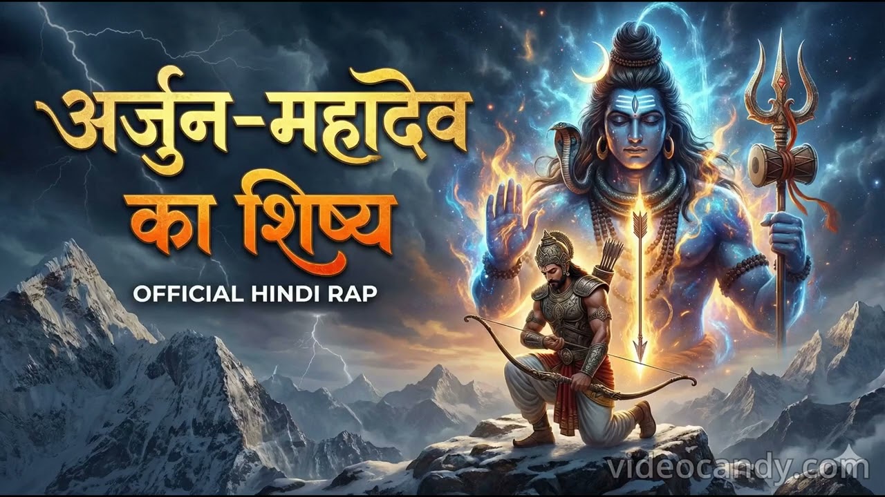 अर्जुन-महादेव का शिष्य | Official Hindi Rap | Arjun & Shiva Warrior Song 🏹🔱