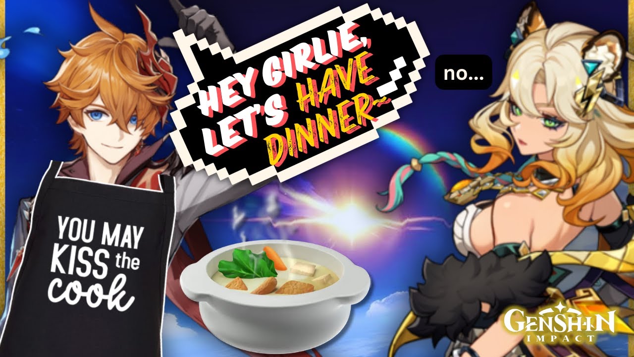Childe JP VA COOKS Hotpot while PULLING for C2 XILONEN (Almost Went WRONG) | Genshin Impact ENG SUB