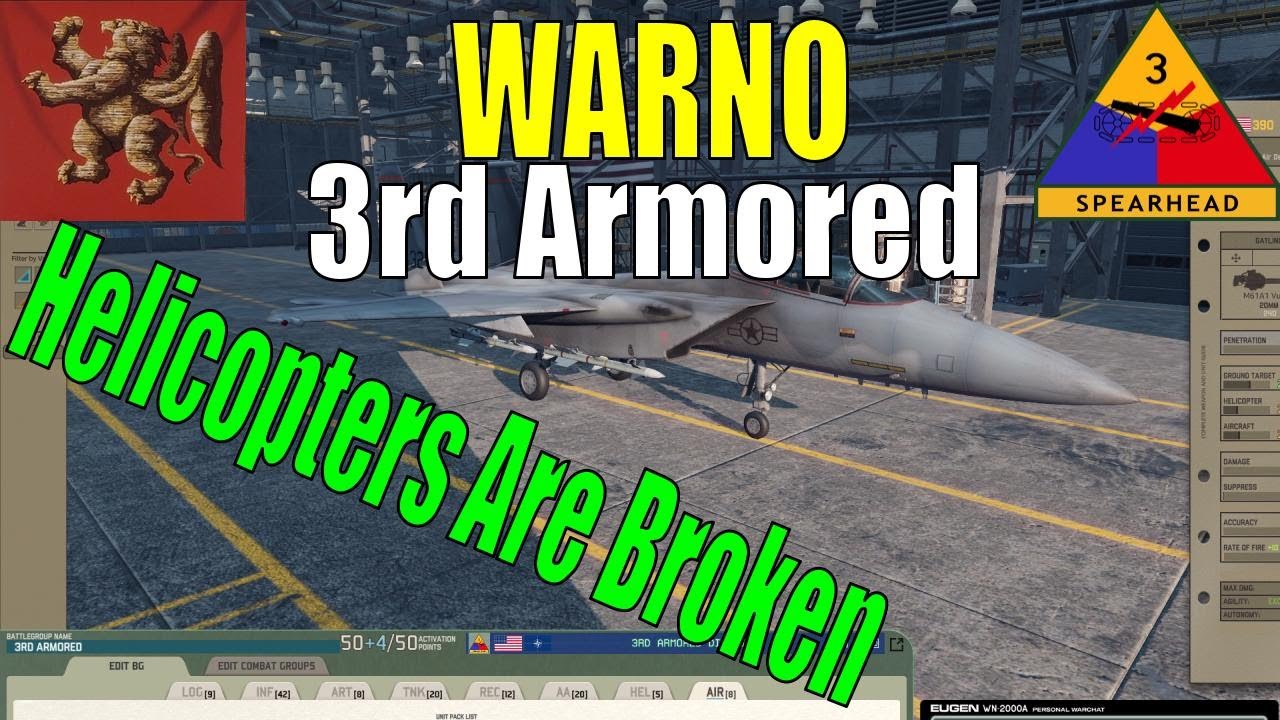3rd Armored Overview Helicopter Rush Is Broken Please Fix Now | WARNO