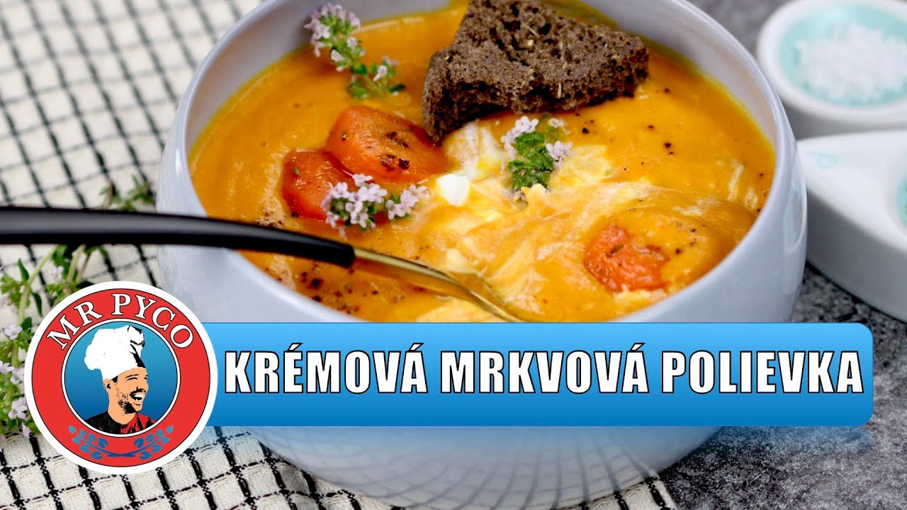 krémová mrkvová polievka 🥕 CREAMY CARROT SOUP 👨‍🍳 Martin PYCO Rausch