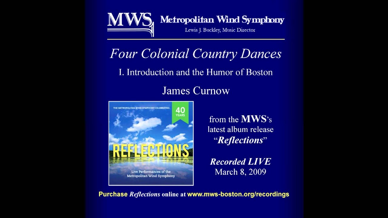 Four Colonial Country Dances, mvt. 1 ~ Metropolitan Wind Symphony