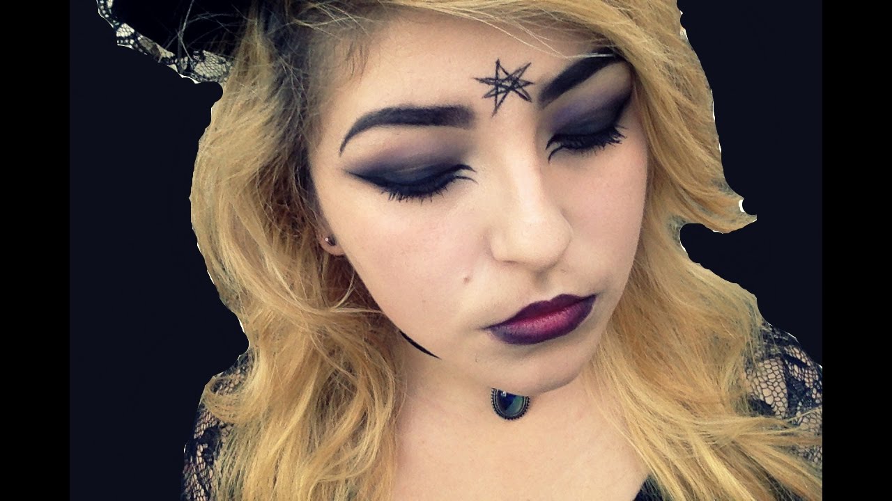 Gothic Wicked Witch Halloween Makeup Tutorial