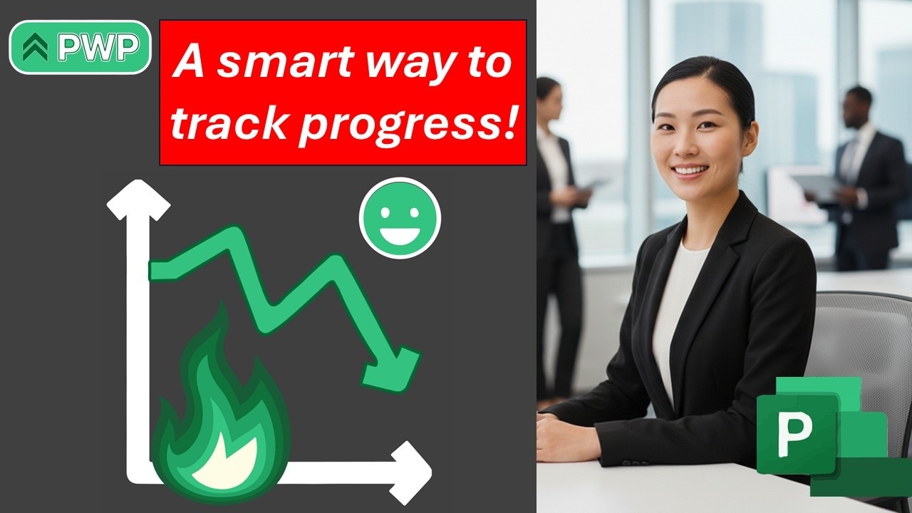 #55 MS Project - Burndown Diagrams - Visualize Your Project’s Progress!