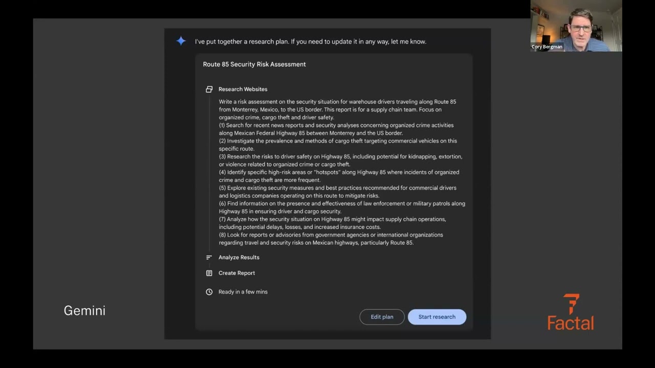 Cory Bergman on AI Scenarios for security | Practical intro to AI for global security, April 8, 2025