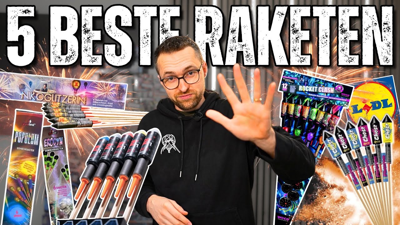 Die 5 BESTEN RAKETEN für Silvester 2025/26🚀💥