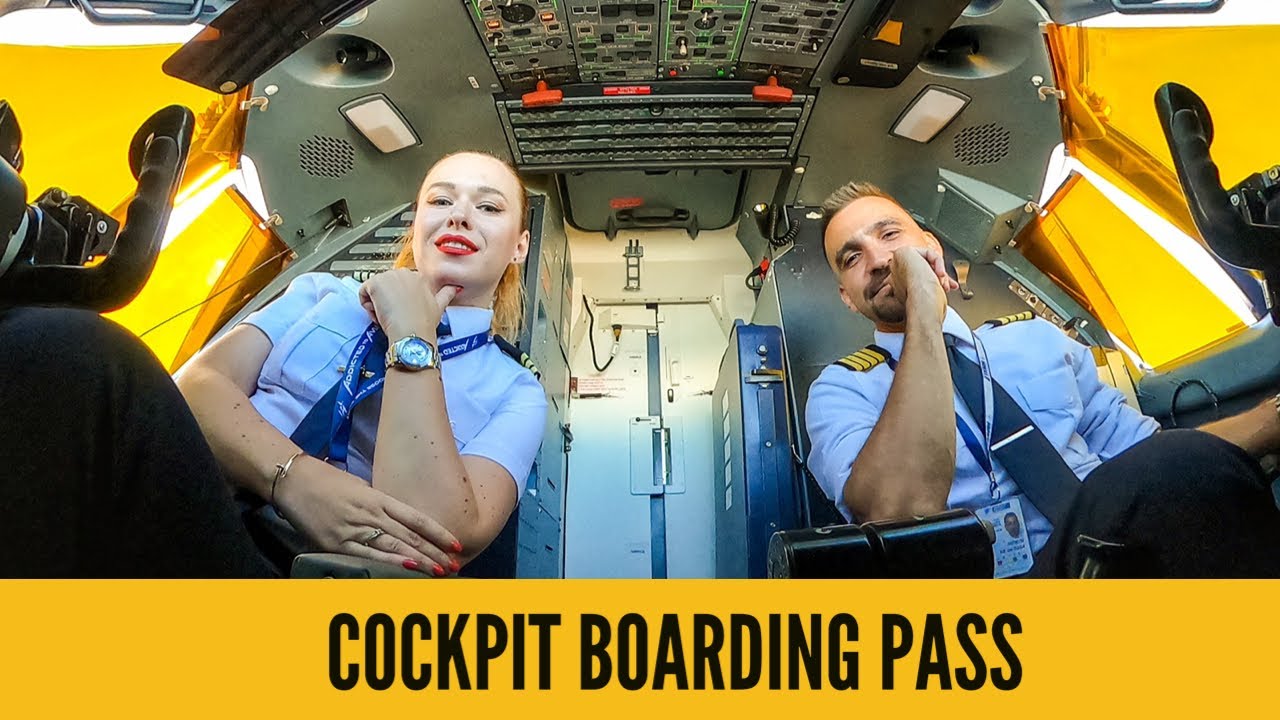 Acces în cabina de pilotaj - Pregatirea zborului de catre Piloti si Decolarea