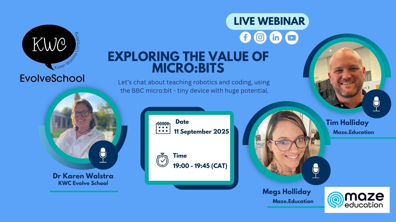 Join Karen, Tim & Megs chatting: BBC Micro:Bits & creative learning