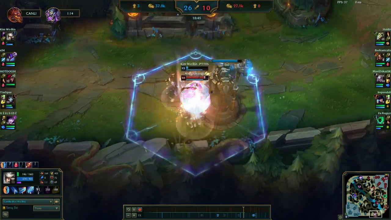 Camille 1v1 Outplay / Season 8 Ranked Game