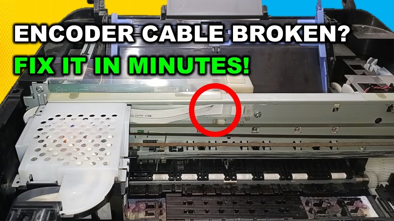 How to Replace a Broken Encoder Strip (FFC) Cable on Epson EcoTank Printers