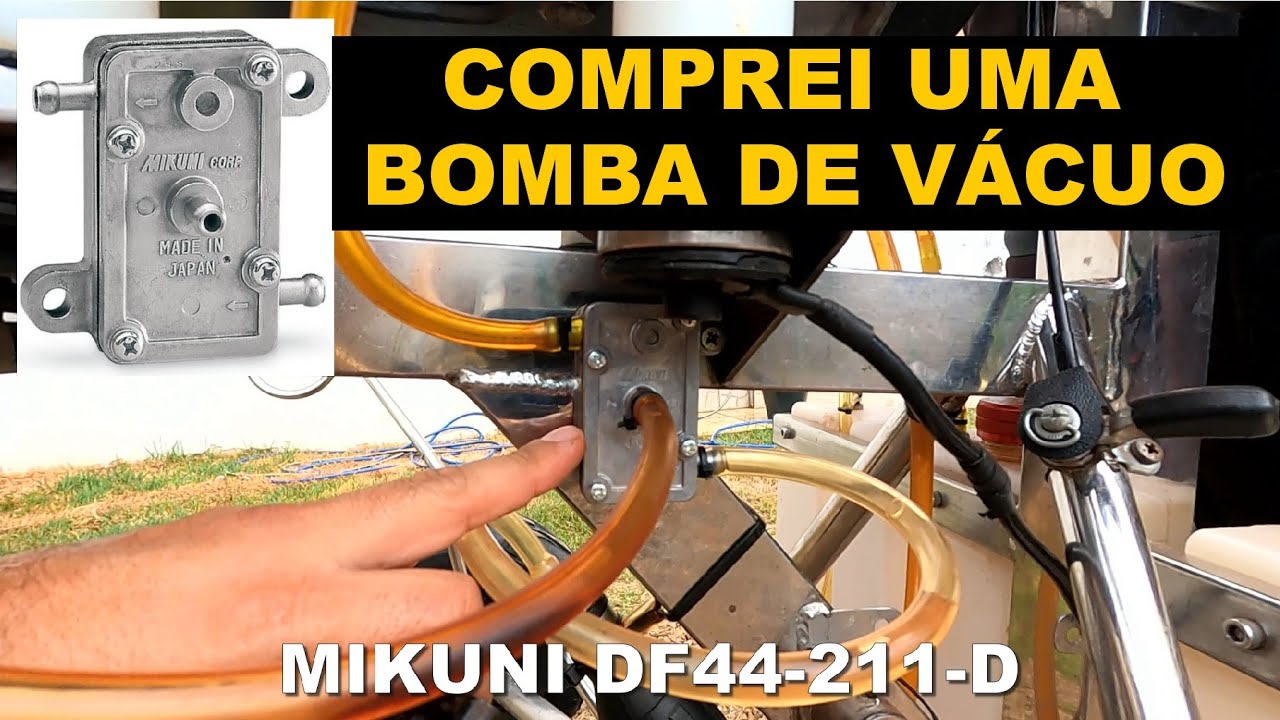 COMPREI UMA BOMBA DE VÁCUO MIKUNI DF44-211-D