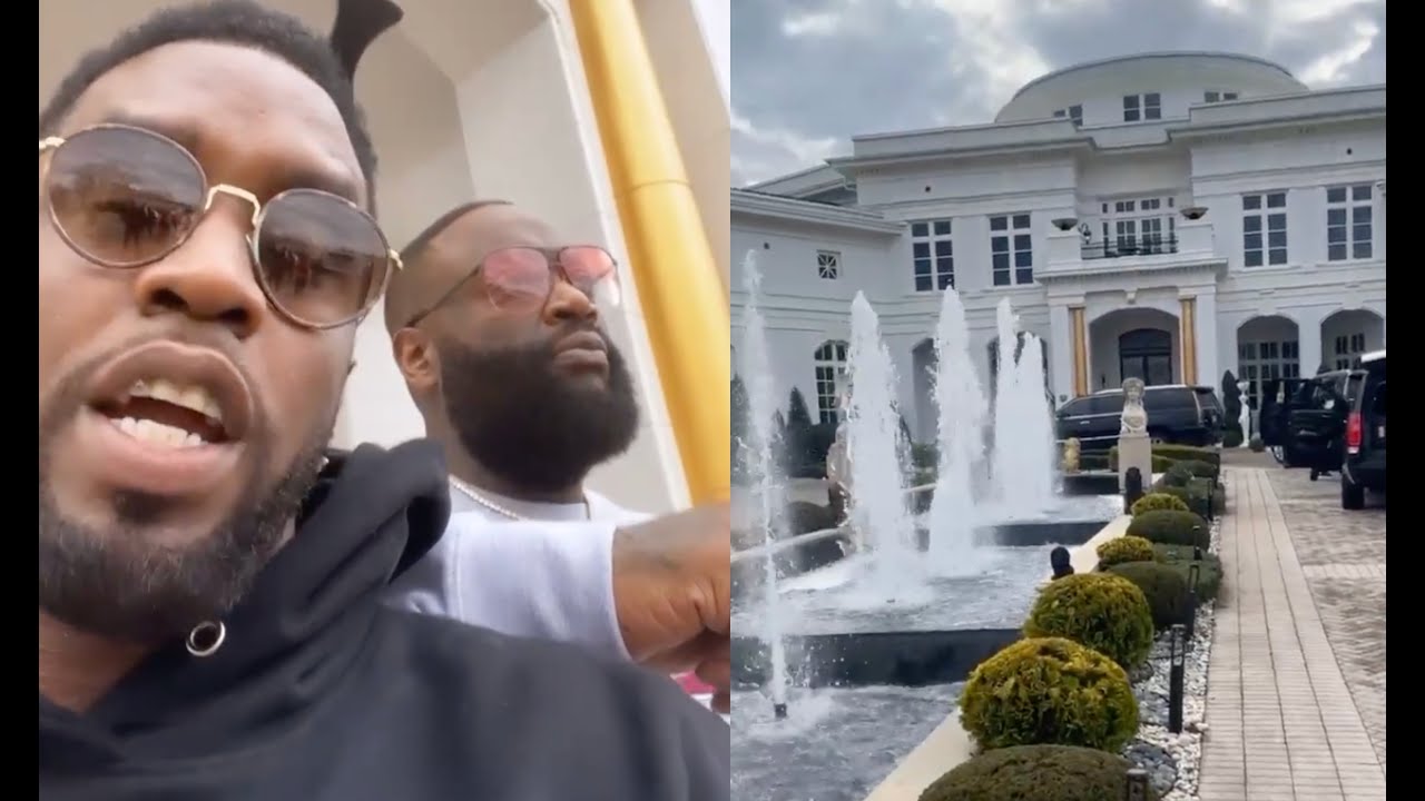 Рик Росс проводит для Дидди экскурсию по его особняку стоимостью 25 миллионов долларов