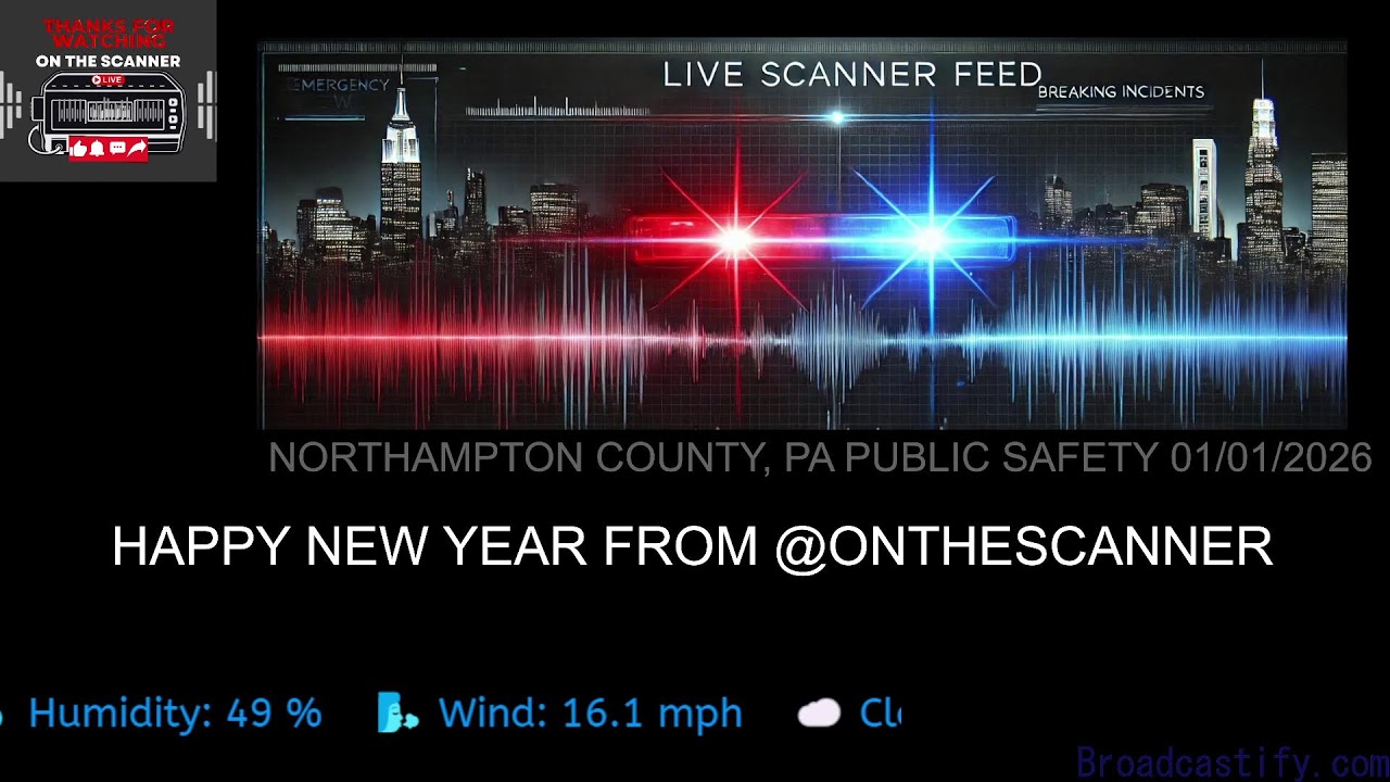 🔴 LIVE (12/31/25) Public Safety Scanner