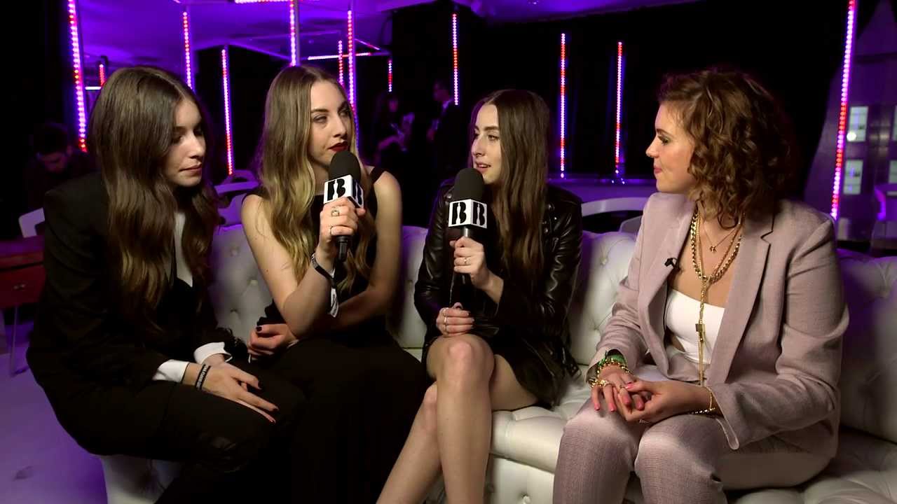 Georgia LA with Haim | Backstage at The BRITs 2014