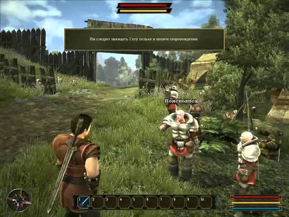 Gothic 3: Forsaken Gods &mdash; Dialog glitch (rus)