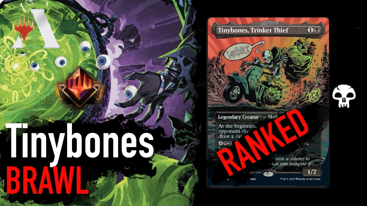 💀 Tinybones discarding his way to victory | Competitive brawl | MTG Arena