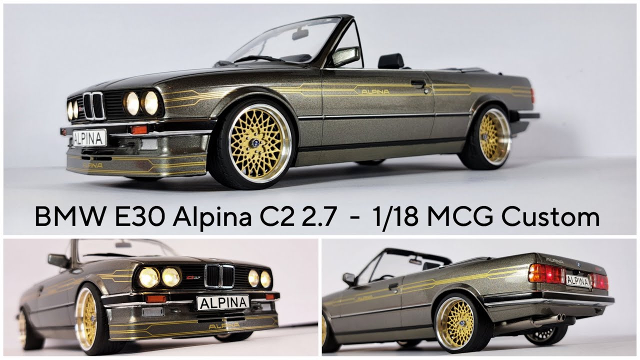 BMW E30 Alpina C2 2.7 - 1/18 Model Car Group Fast Shop Custom