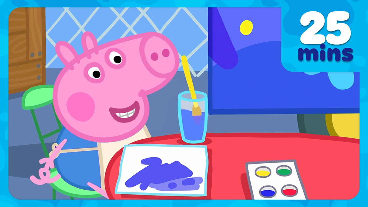 George Pig Gets CREATIVE! 🎨 Peppa Pig Full Episodes | 25 Minutes