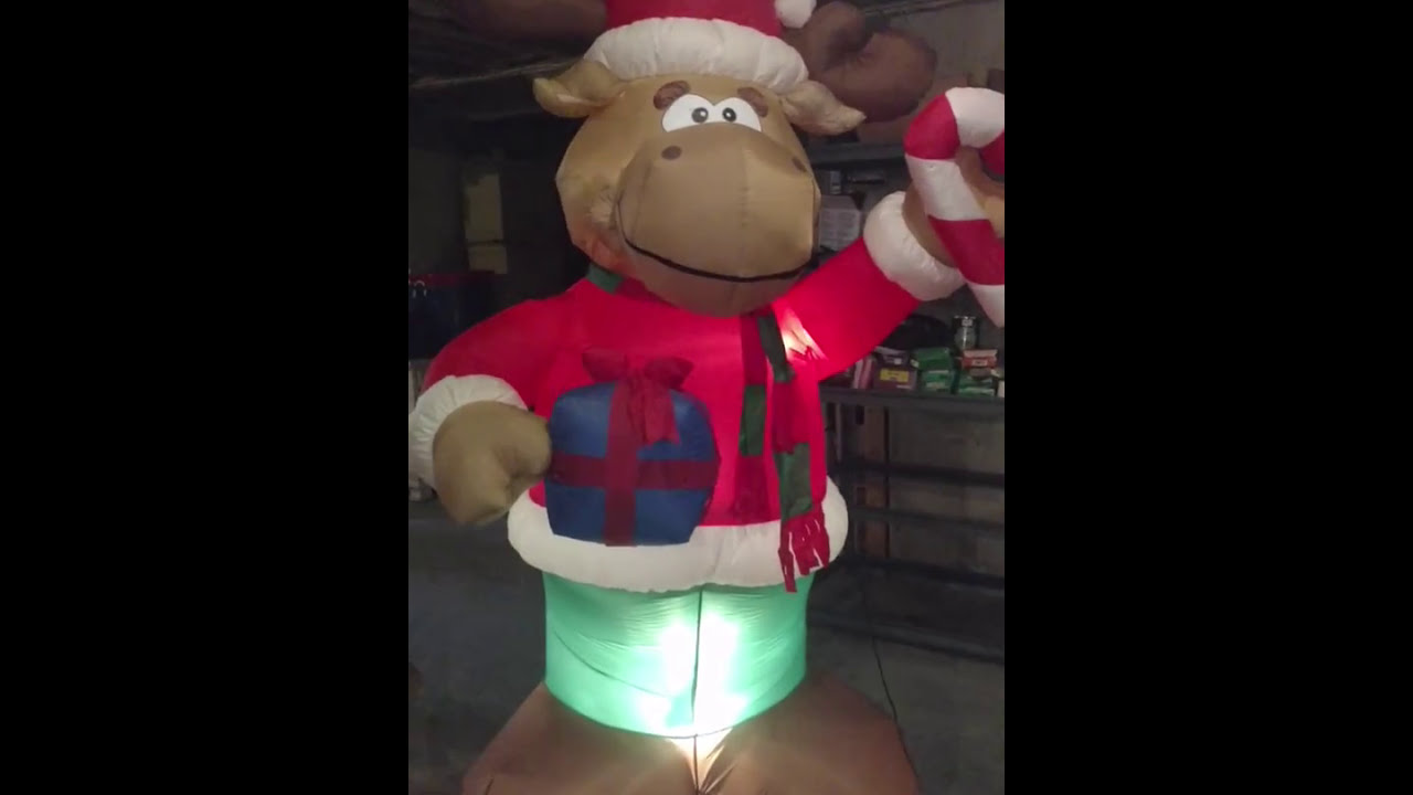 Gemmy 2004 8ft Moose Inflatable Review