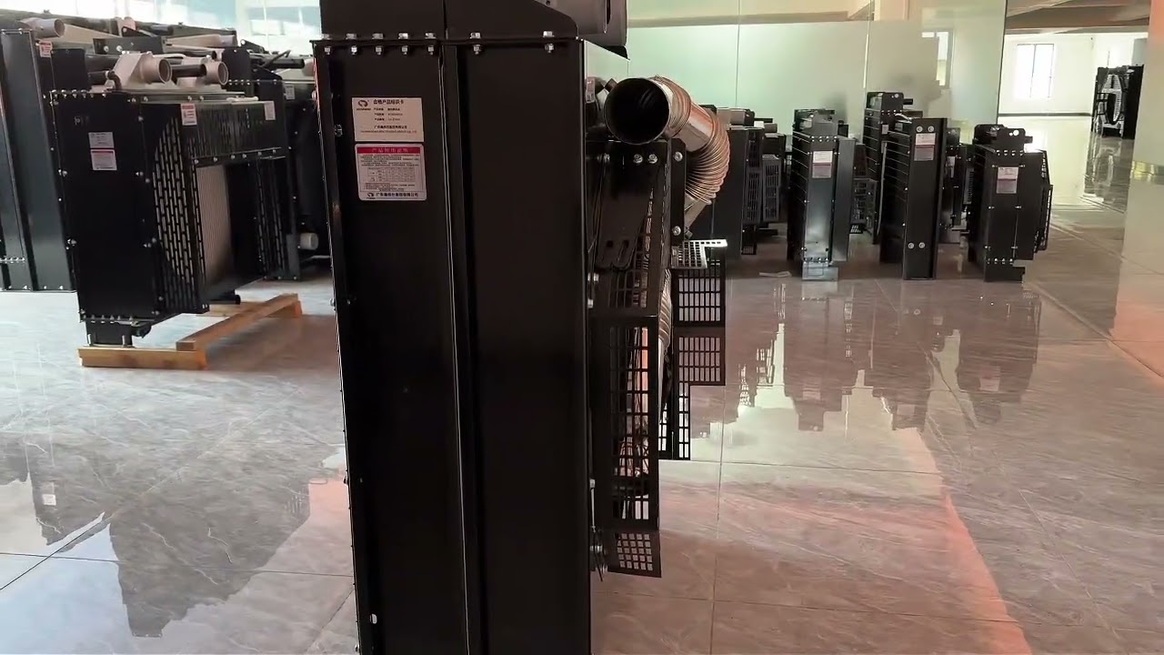 Generator Radiator Manufacturing Process | From Core Assembly to Finished Product#generator