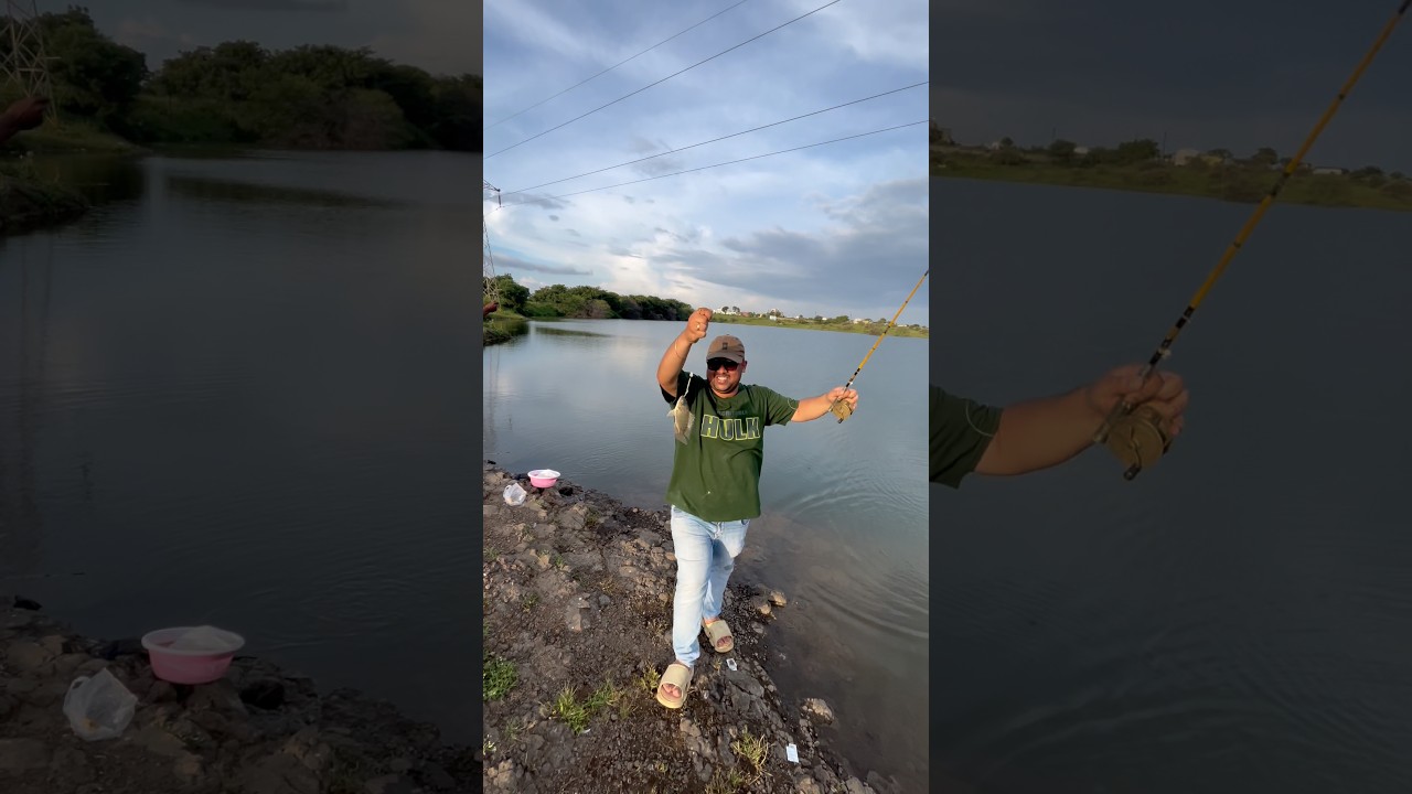 Short Vlog - Fishing  in Pune #fishing  #pune #travel #youtubeshorts #viral #newreel #reelsindia