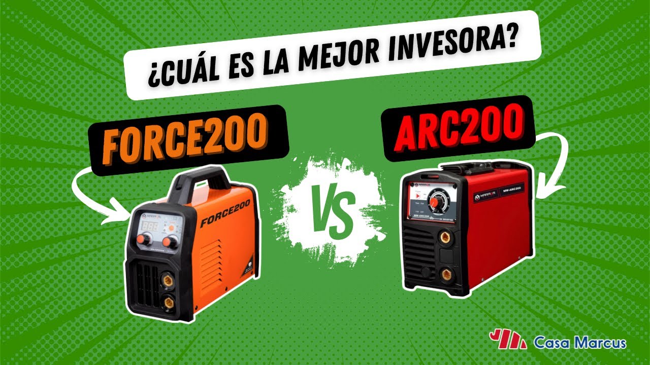 ¿Cuál inversora elegir? FORCE200 VS ARC200