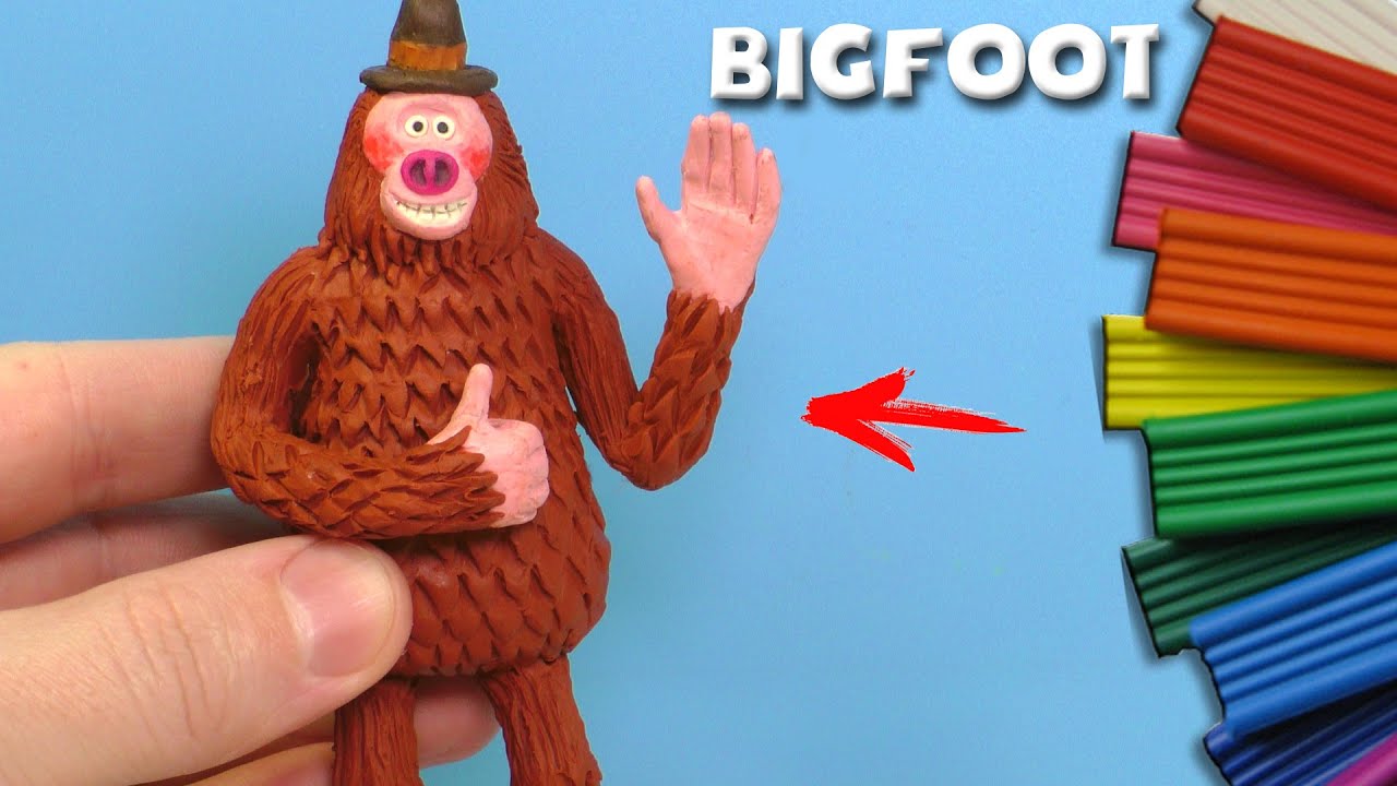 Making Bigfoot with Clay