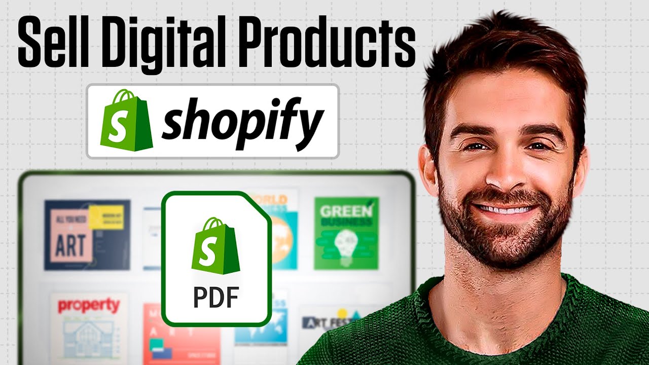 Как продавать цифровые товары на Shopify | Пошаговое руководство
