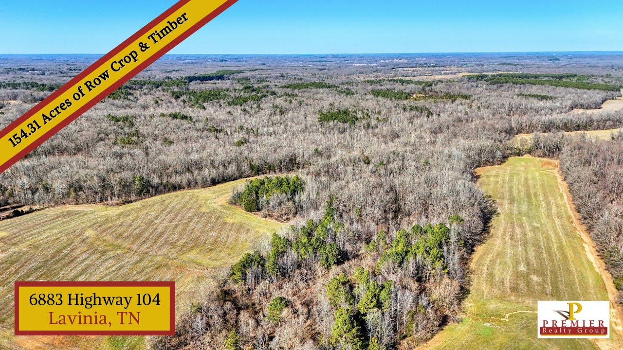 154 Acres For Sale | Farmland & Wooded Property in Carroll County, TN