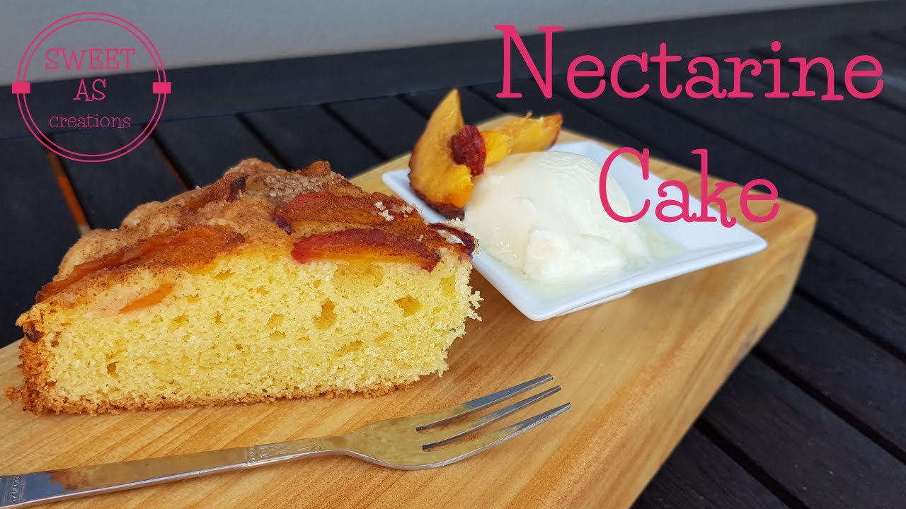 Nectarine cake