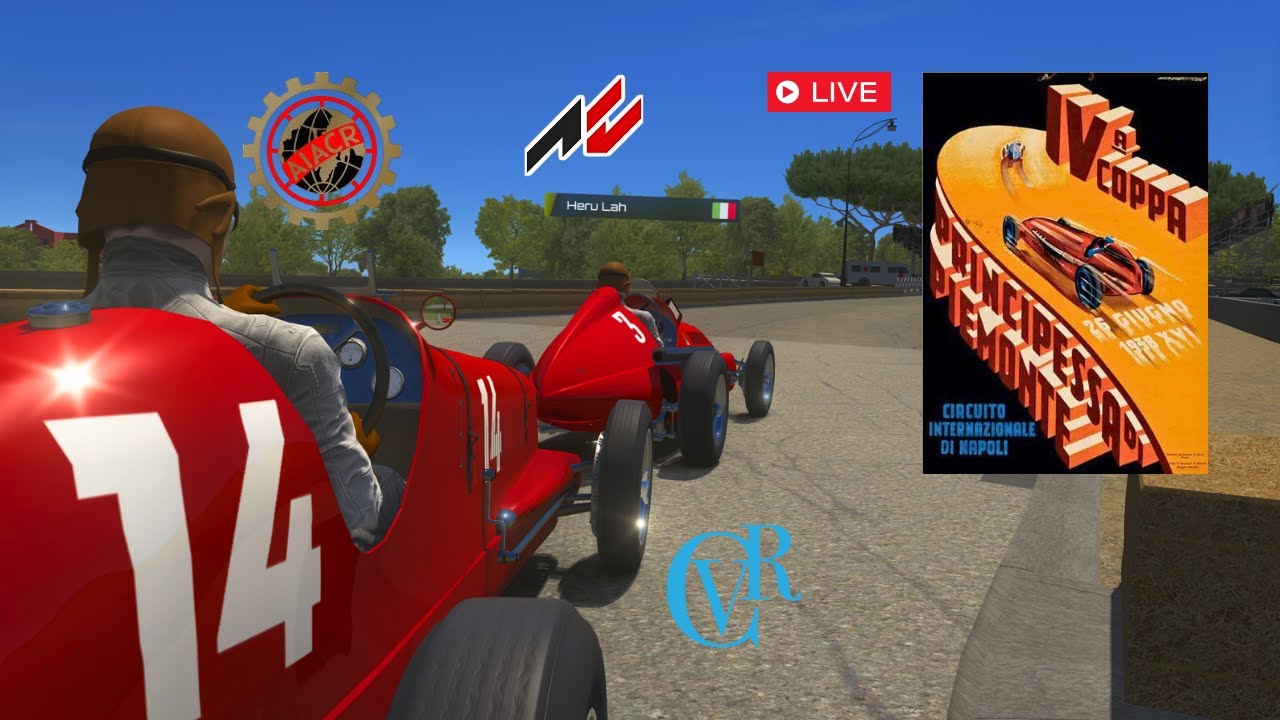 1938 NAPOLI 37Lap Online Race Interwar Career Simulation ASSETTO CORSA