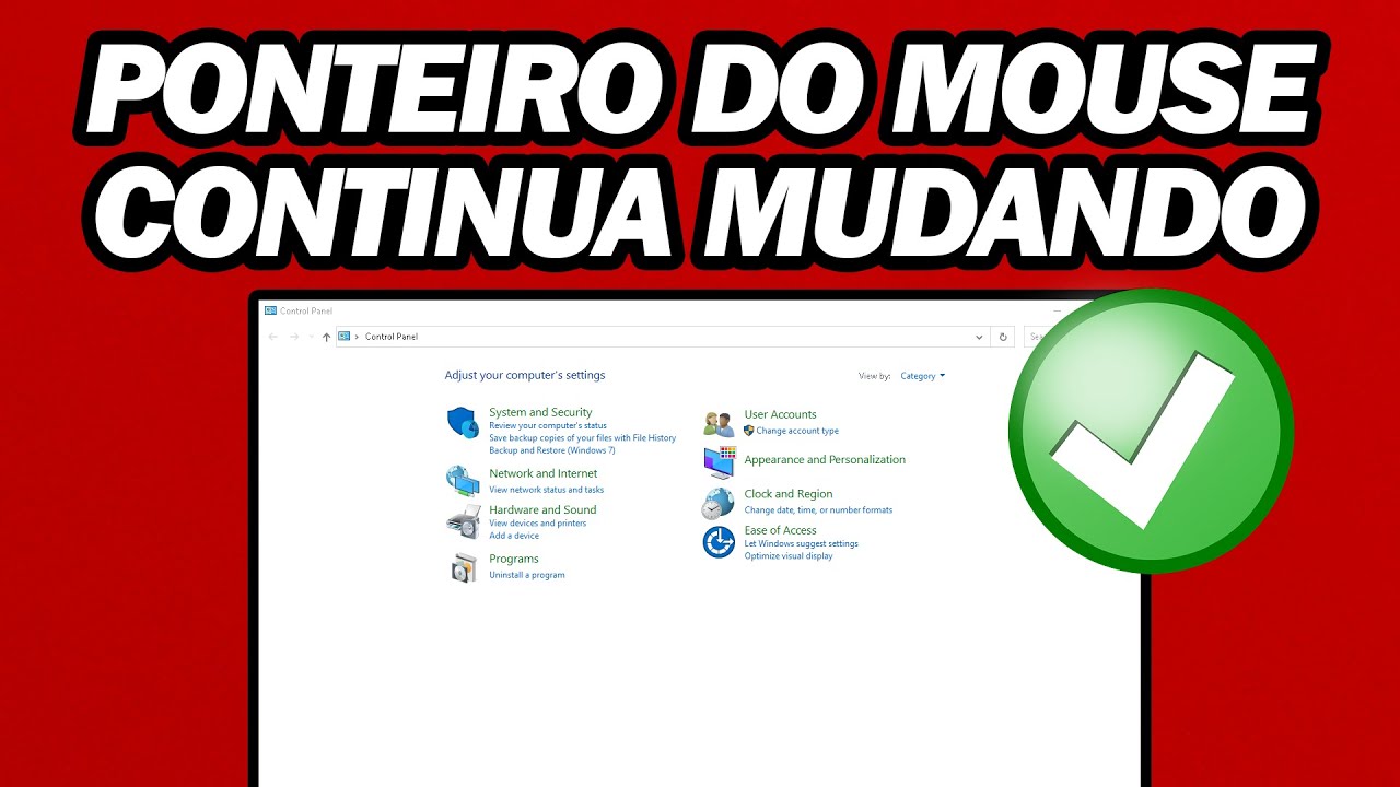 Como Corrigir O Ponteiro Do Mouse Continua Mudando Para Rolagem Ou Uma Seta | Passo a Passo