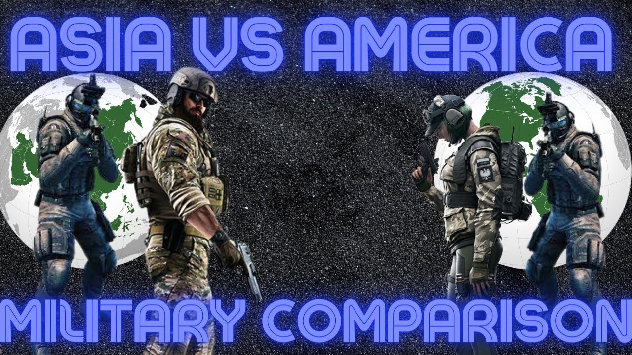 ASIA VS AMERICA MILITARY POWER COMPARISON | MILITARY STATS