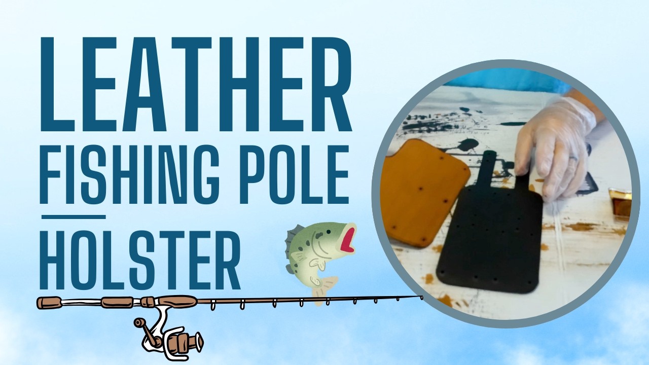 Leather Fishing Pole Holster