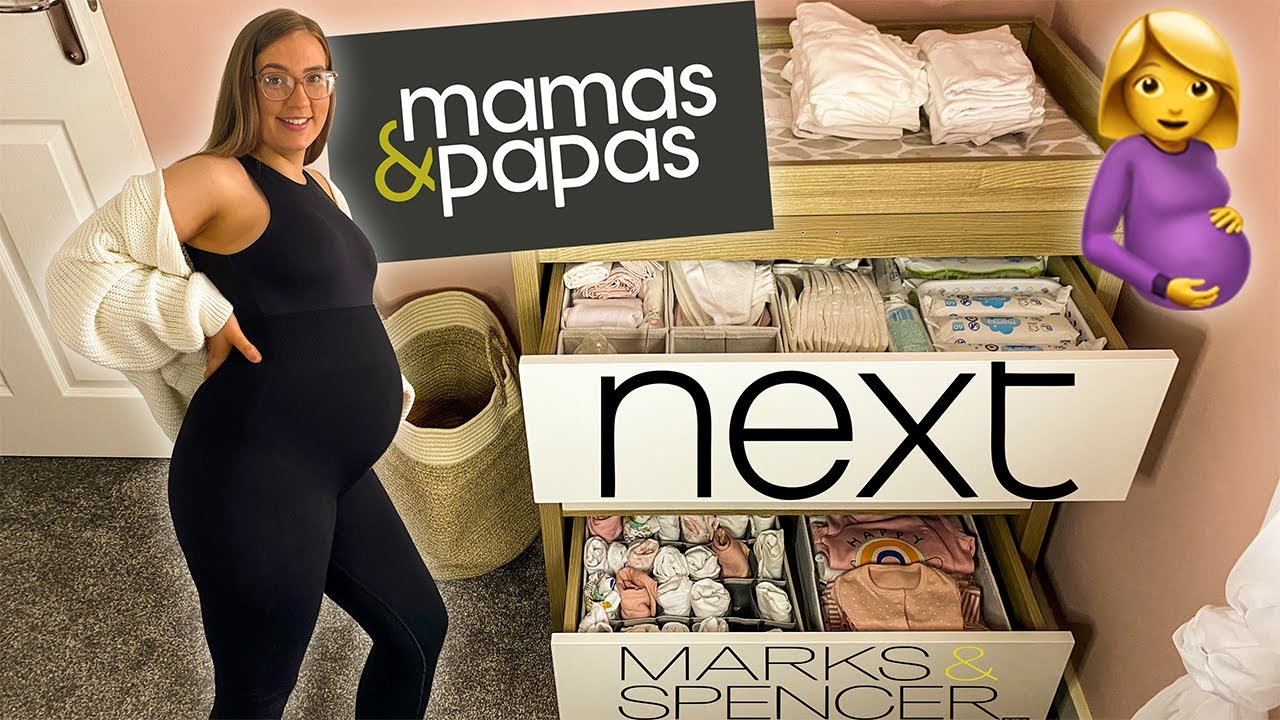 Baby Girl Haul + Organising The Nursery Drawers | mamas & papas | Next | Marks & Spencers
