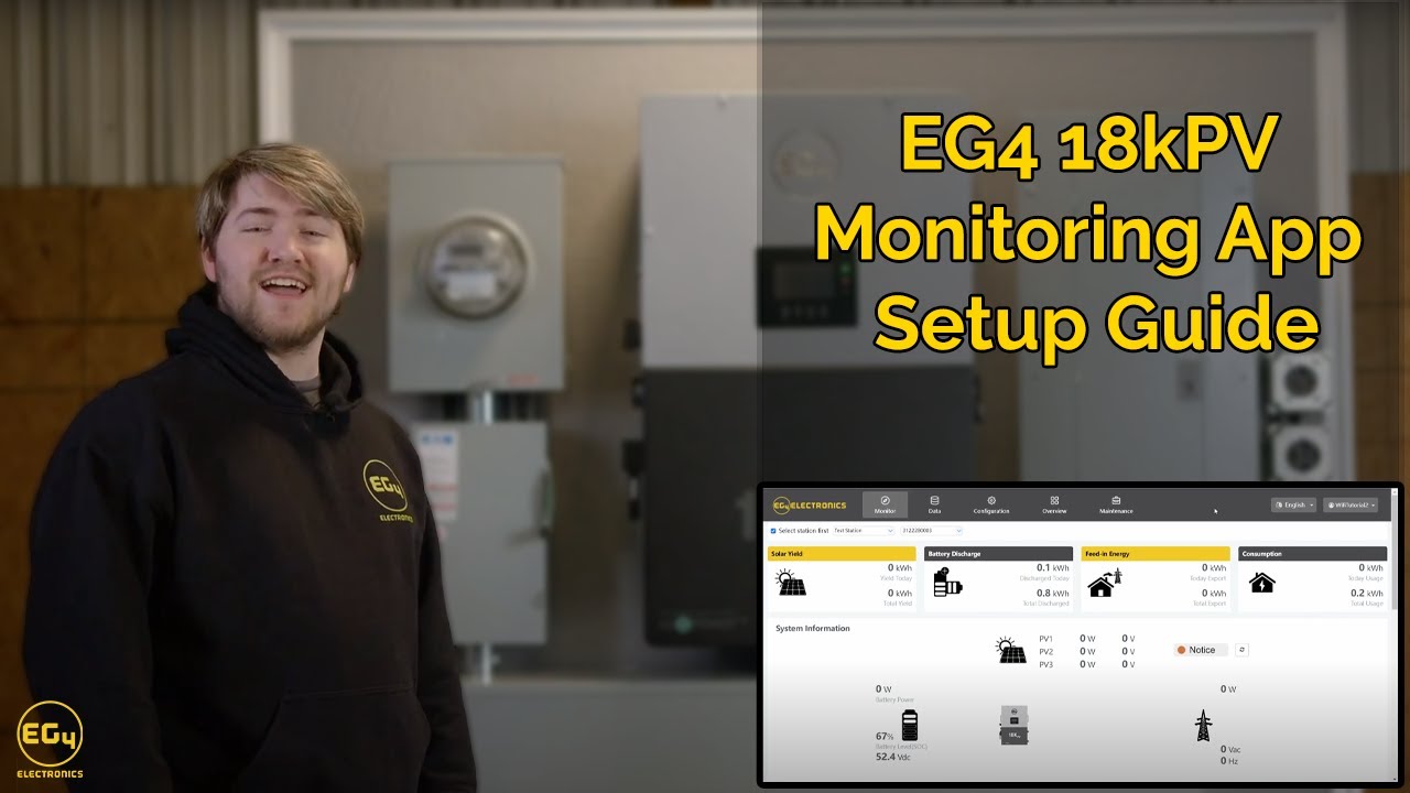 EG4 18KPV Monitoring App | Quick Start Guide