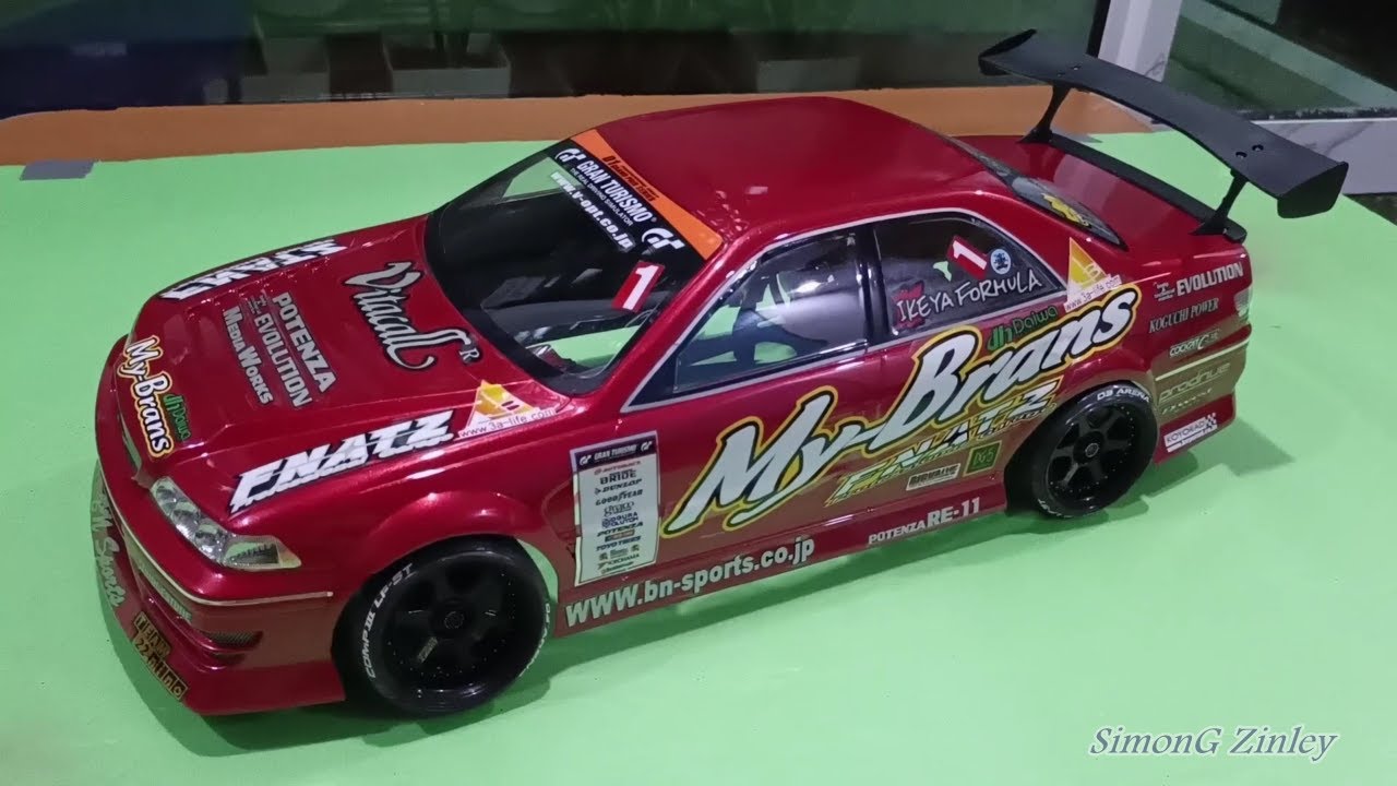 Rc Drift Body Shell Yokomo Team22 FNATZ JZX100 Mark II | Paint + Reviews
